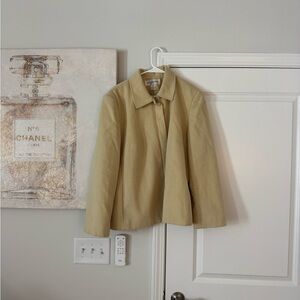 Jones New York Light Yellow Women's Coat